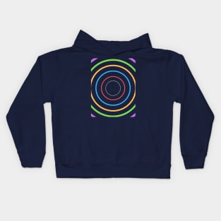 Target circle tecture Kids Hoodie